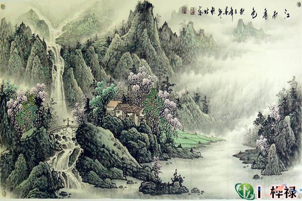 家里客厅挂什么风水画好