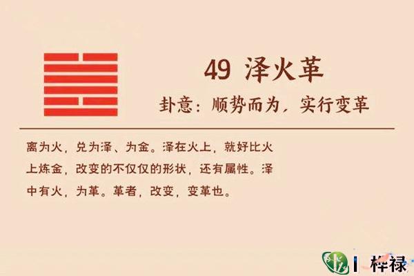六十四卦：泽火革卦详解