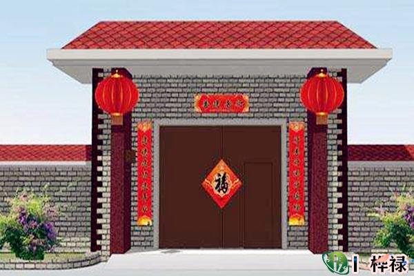 农村安装大门需要注意的风水事项