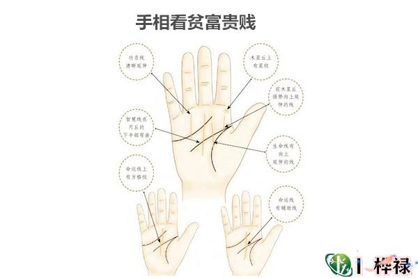 手相看贫富贵贱