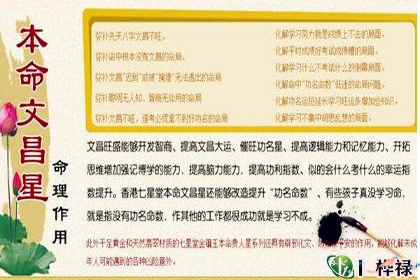 文昌贵人在四柱的意义