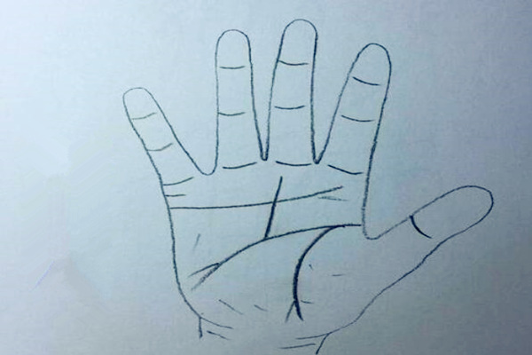 桃花朵朵开的男人手相