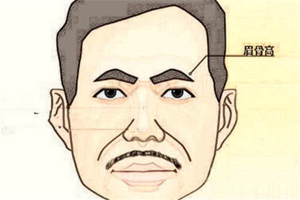 眉骨高的男人命好吗