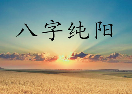 八字纯阳是什么意思,纯阳八字偏财格