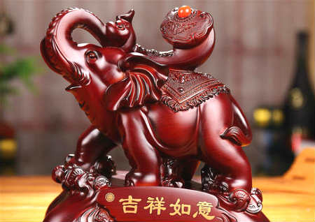 大象摆件的风水功效