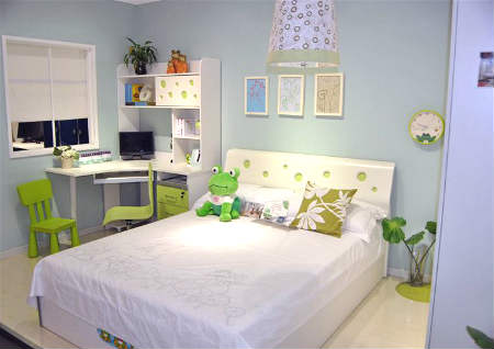 儿童卧室间卧床风水