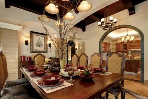 别墅餐桌摆放位置风水