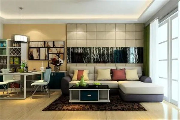 住宅客厅组合柜摆放风水