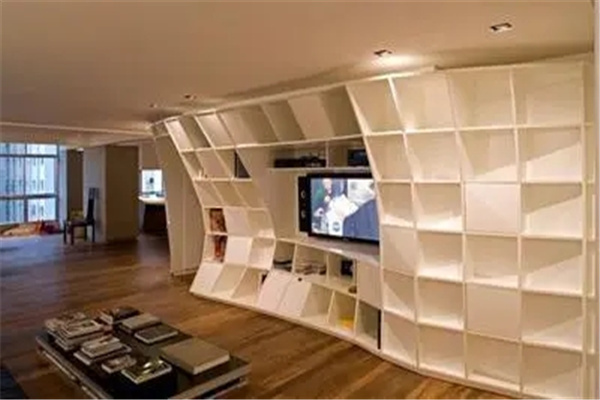 住宅客厅组合柜摆放风水