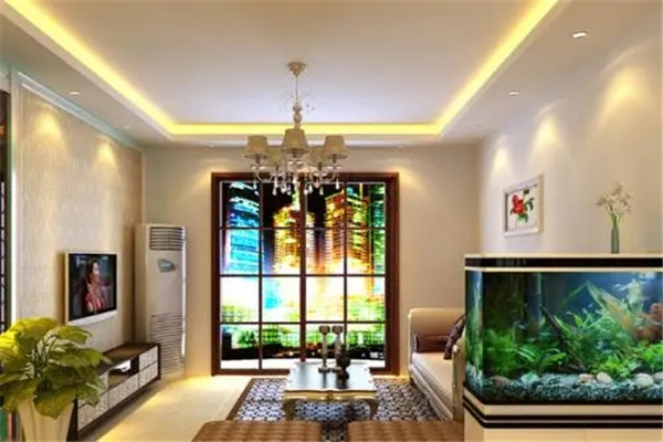 客厅鱼缸摆放风水布局