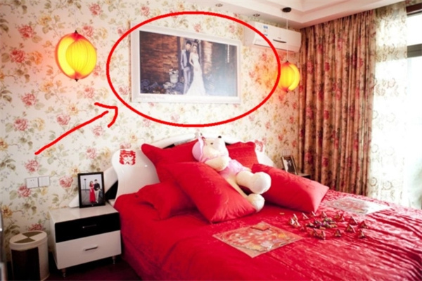 家里哪里挂婚纱照风水比较好