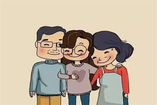 盲派八字论父母口诀