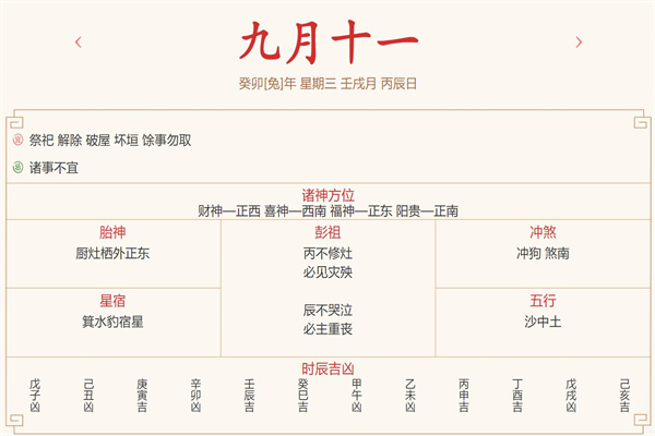 每日运势解读：2023年10月25日穿衣指数