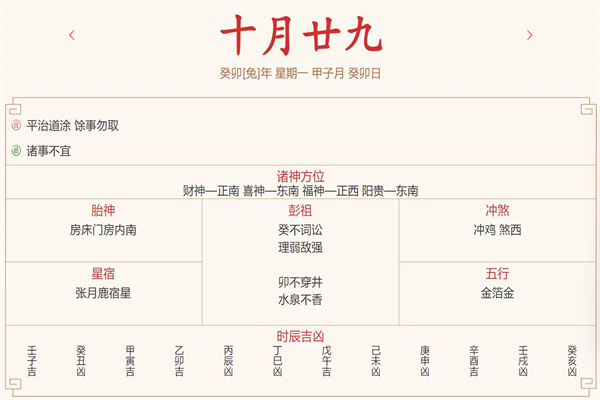 2023年12月11日每日五行穿衣指数解读搭配