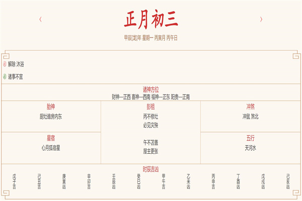 2024年2月12日每日五行穿衣指数解读搭配