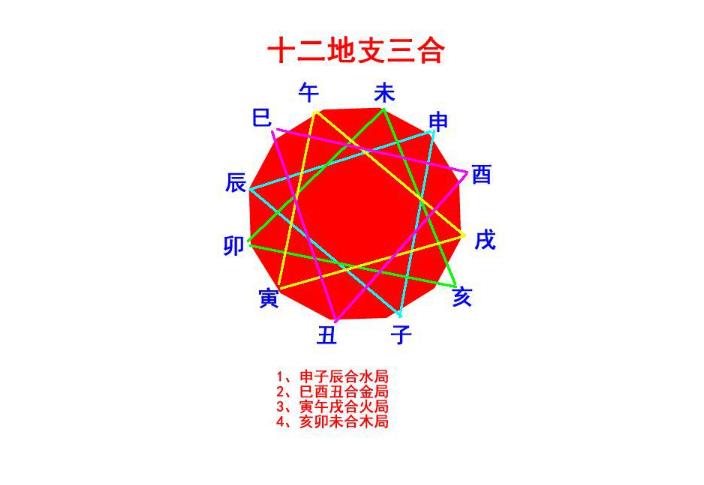 八字十二地支相合