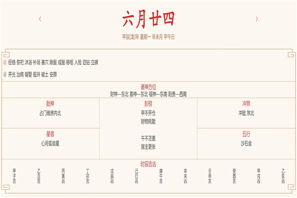 2024年7月29日每日五行穿衣指数解读搭配