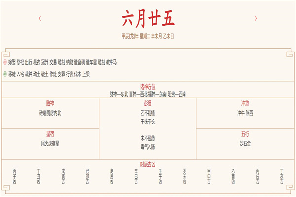2024年7月30日每日五行穿衣指数解读搭配