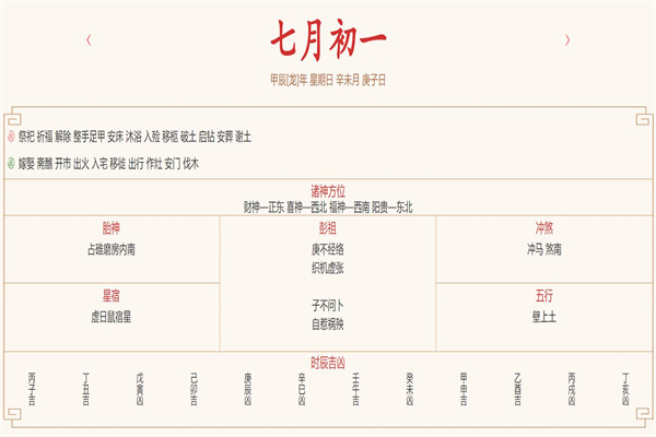 2024年8月4日每日五行穿衣指数解读搭配