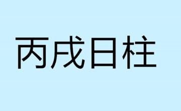 八字日柱丙戌男人命好吗