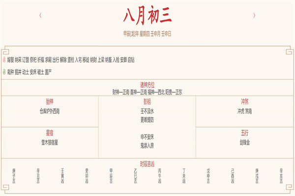 2024年9月5日每日五行穿衣指数解读搭配