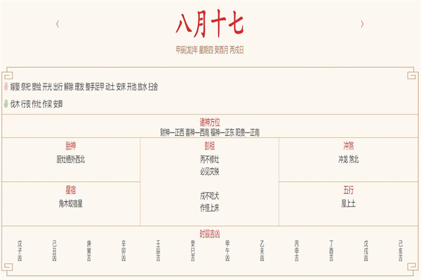2024年9月19日每日五行穿衣指数解读搭配