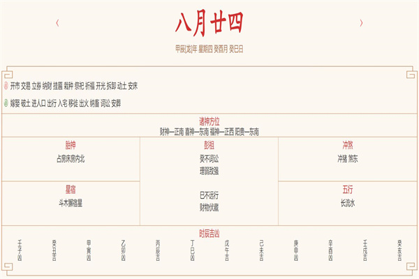 2024年9月26日每日五行穿衣指数解读搭配