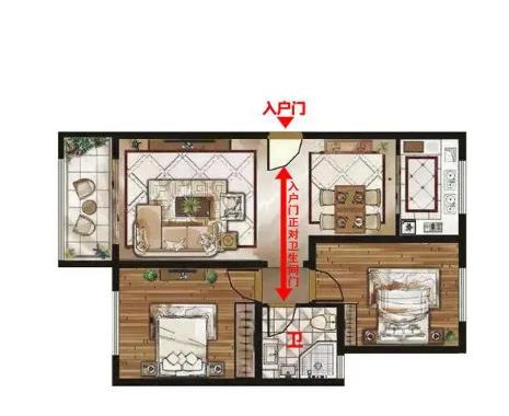 大门对厕所布局改造风水