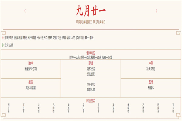 2024年10月23日每日五行穿衣指数解读搭配
