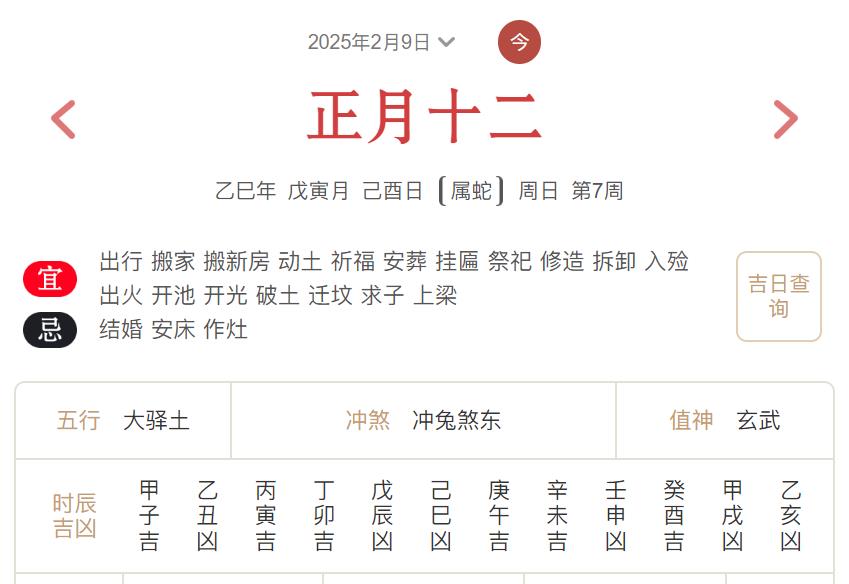 2025年2月9日每日五行穿衣指数解读搭配