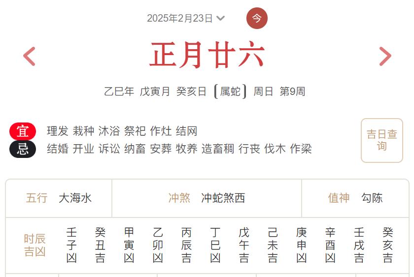 2025年2月23日每日五行穿衣指数解读搭配