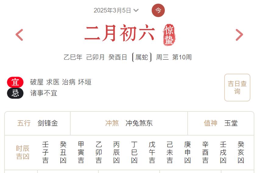 2025年3月5日每日五行穿衣指数解读搭配