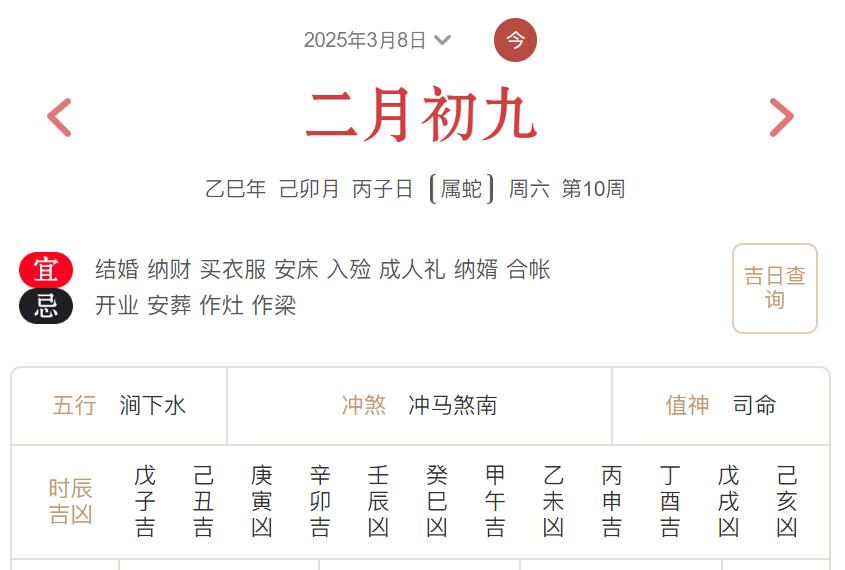 2025年3月8日每日五行穿衣指数解读搭配