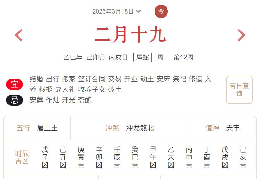 2025年3月18日每日五行穿衣指数解读搭配