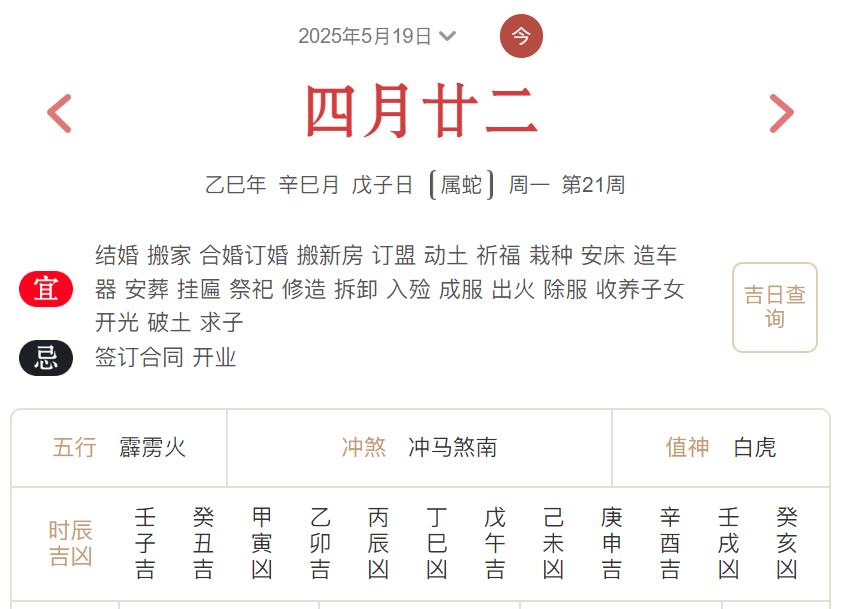 2025年5月19日每日五行穿衣指数解读搭配