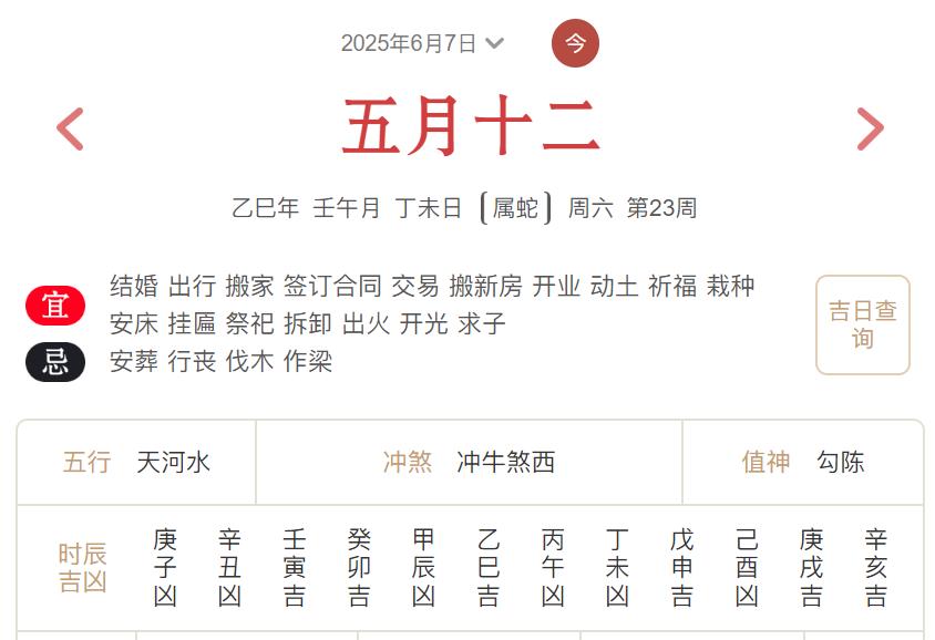 2025年6月7日每日五行穿衣指数解读搭配