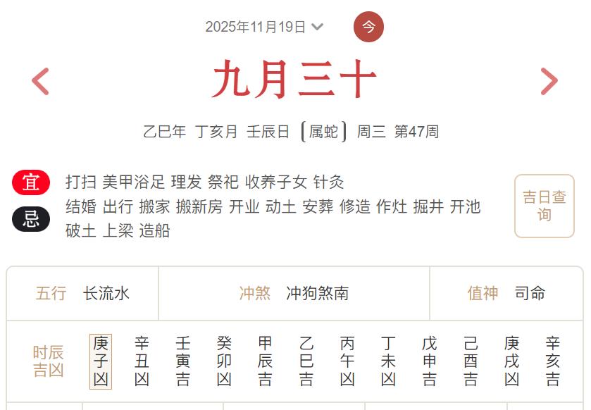 2025年11月19日每日五行穿衣指数解读搭配