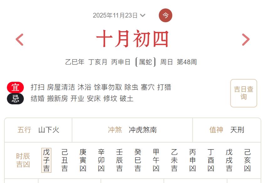 2025年11月23日每日五行穿衣指数解读搭配