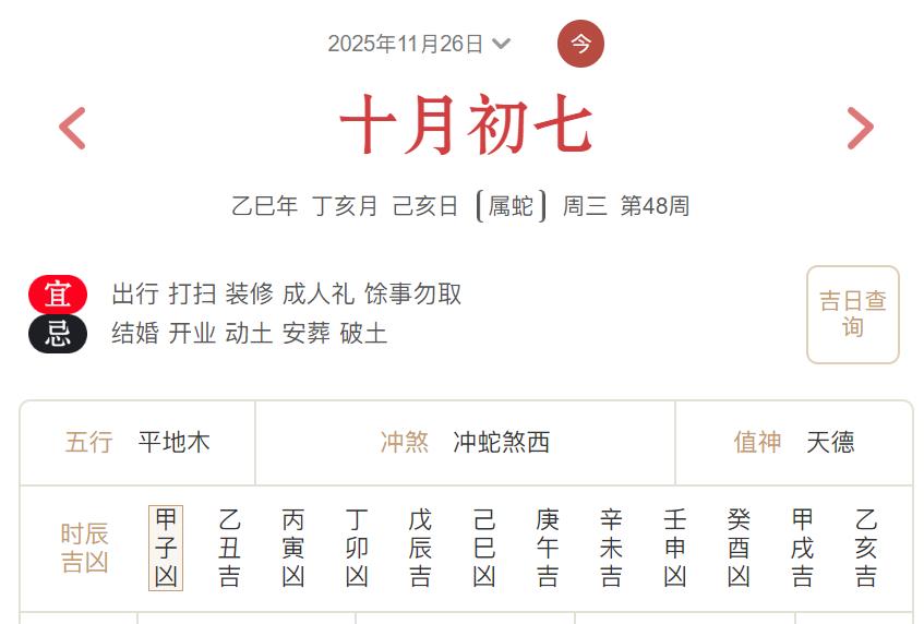 2025年11月26日每日五行穿衣指数解读搭配
