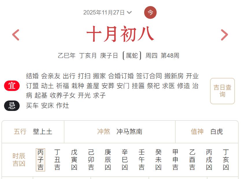 2025年11月27日每日五行穿衣指数解读搭配