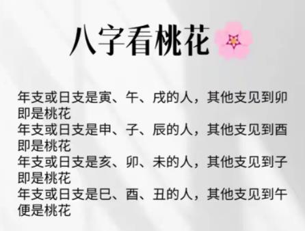 八字流年要如何看桃花