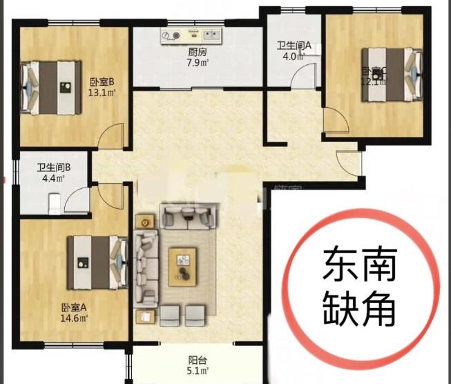 房屋正东缺角有什么影响,如何化解