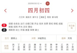 2025年5月1日每日五行穿衣指数解读搭配