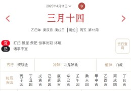 2025年4月11日每日五行穿衣指数解读搭配