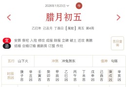 2026年1月23日每日五行穿衣指数解读搭配