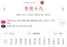 2024年12月18日每日五行穿衣指数解读搭配
