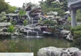 别墅假山鱼池风水布局风水