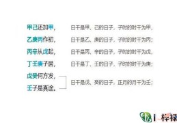 八字五鼠遁元口诀解释