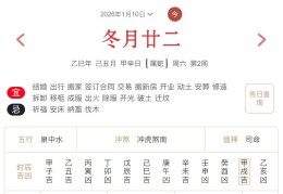 2026年1月10日每日五行穿衣指数解读搭配