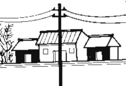 大门对着电线杆风水好吗